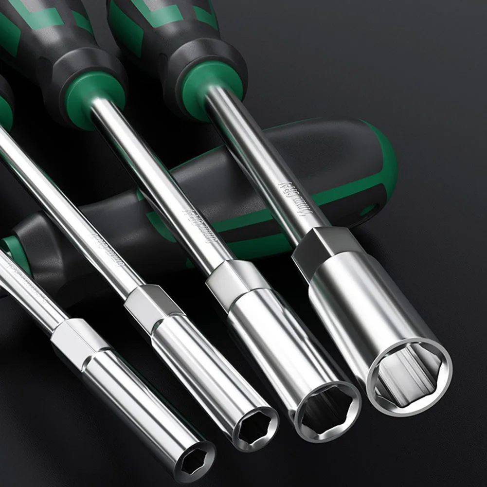 1pc Schraubendreher Steckschlüssel Hex Schraubendreher Sechskantmutter Schlüssel Verlängern Fahrer 5/5,5/6/7/8/9/10/11/12/13/14 Metall Hand Werkzeug Teile – Detail 4