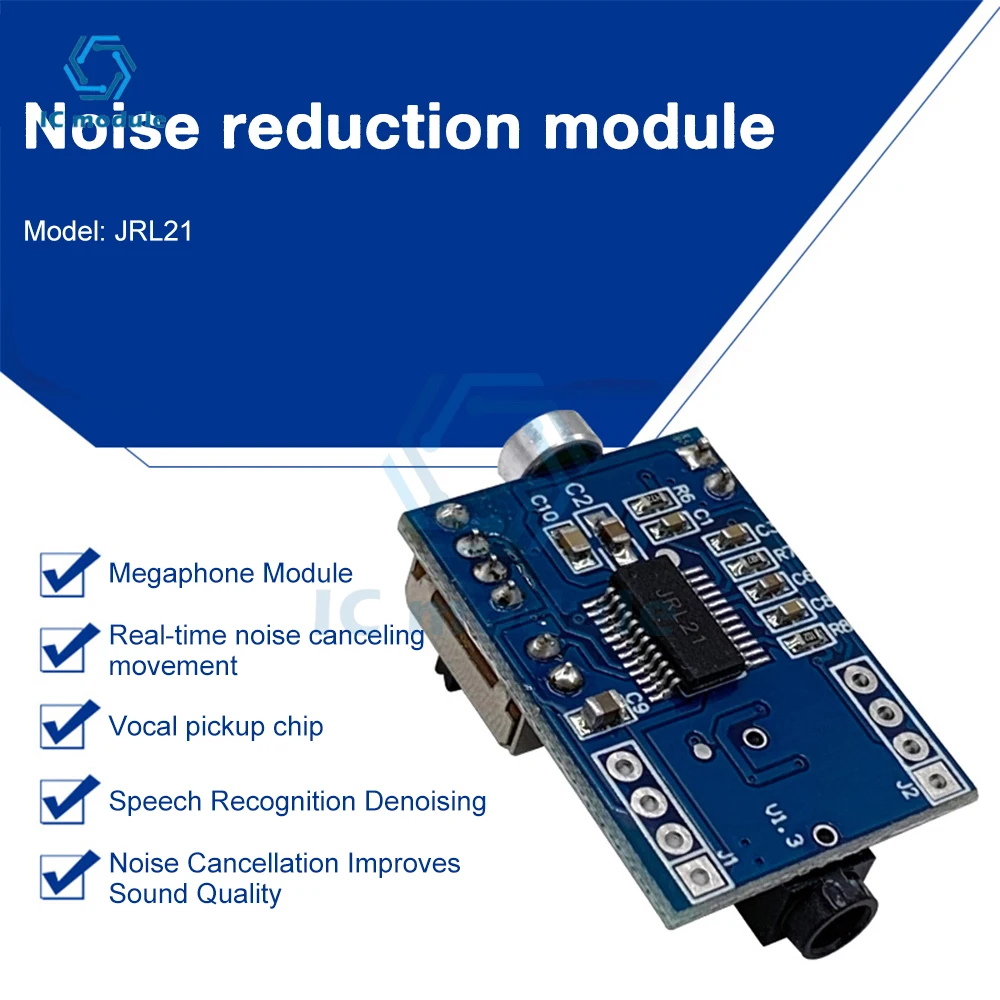 Modulo Di Riduzione Del Rumore Per Sistemi Audio | Cancellazione Attiva 20-20kHz, THD <0,002%, Alimentazione 4-18V