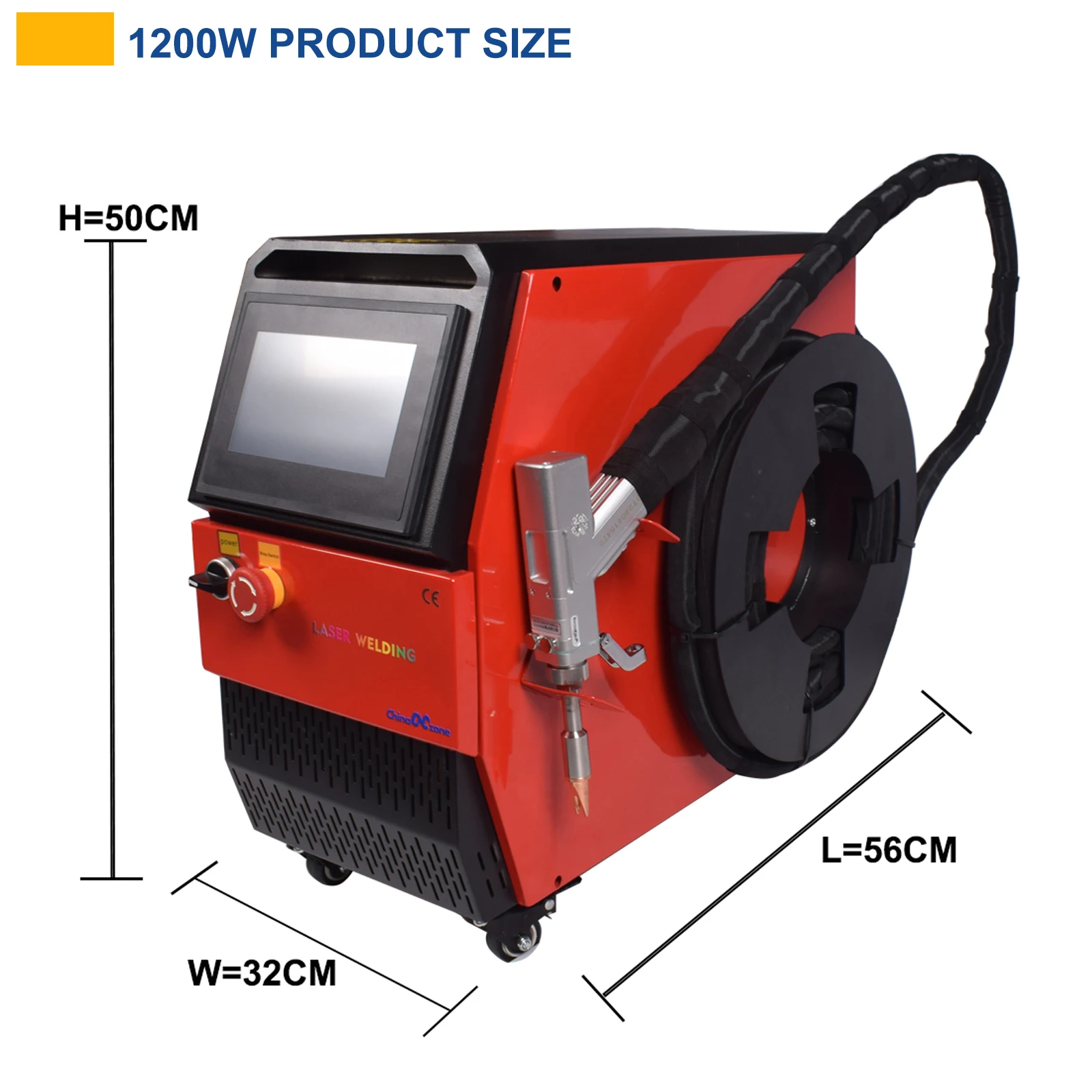 [DDP] 4-IN-1 1200W Handheld Laser Welder Fiber Laser Welder Cleaning Machine for Metal Weldings Cleaning Air Cooling Welding 3