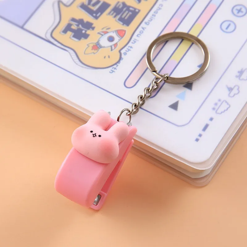 Mini Stapler Portable Staple Students Paper Binder Stationery School Office Supplies kawaii Binding tools mini stapler set