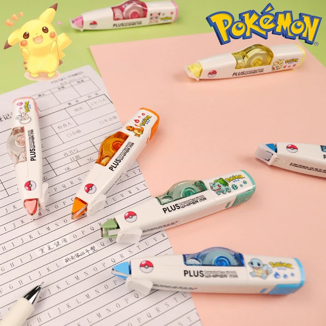 Pokémon de duas cabeçadas Cor Marcação Pen, Eevee Pikachu Highlighter,  Lápis Régua dos desenhos animados, Conjunto de Caderno Estacionário,  Presente do Estudante - AliExpress