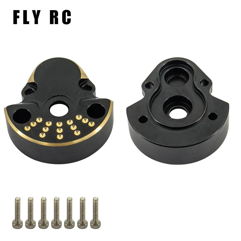 Rc Car Parts Redcat Ascent-18 44g Black Coating Brass Rear Outer Portal Housing Metal Crawler Accessories 1/18 Scale