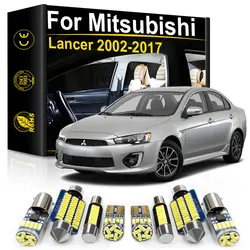 For Mitsubishi Lancer 2003 2004 2005 2006 2007 2008 2009 2010 2011-2017 Canbus LED Interior Lights Dome Trunk License Plate Lamp