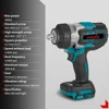 ONEVAN 1/2" Brushless Electric Impact Wrench 2800N.M Torque Removal Screw Nut Screwdriver Home Power Tool for Makita 18V Batte 2
