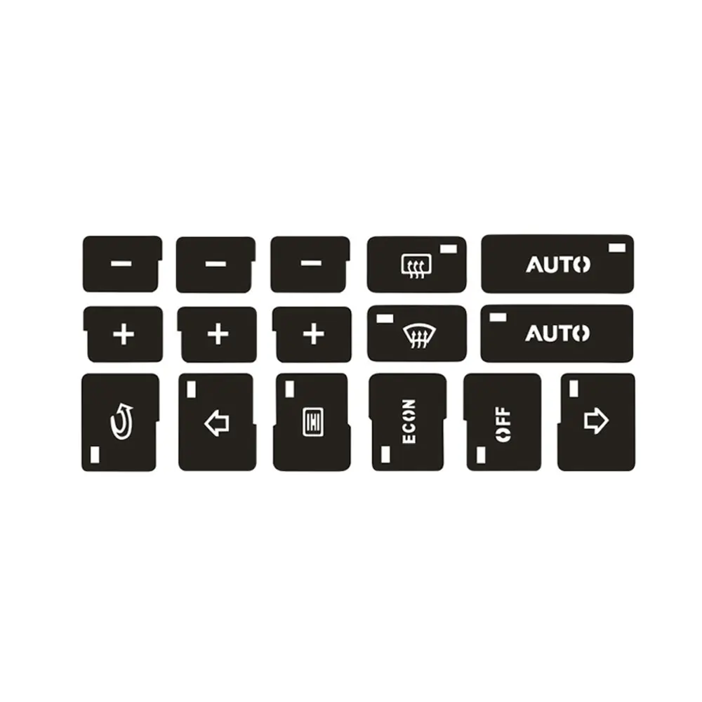 

1x Car Aircondition Control Button Ac Climate Repair Aircondition Stickers Decors Car Accessories for Audi A4 B6 B7 2000-2004
