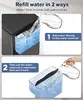 Self Dispensing Countertop Nugget Ice Maker, Nugget Ice Maker Countertop, 55lbs/24H,Pebble Ice Maker with Self-Cleaning 5