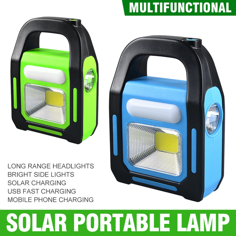 Camping Light Solar Panel Solar Camping Light Waterproof Cob Led