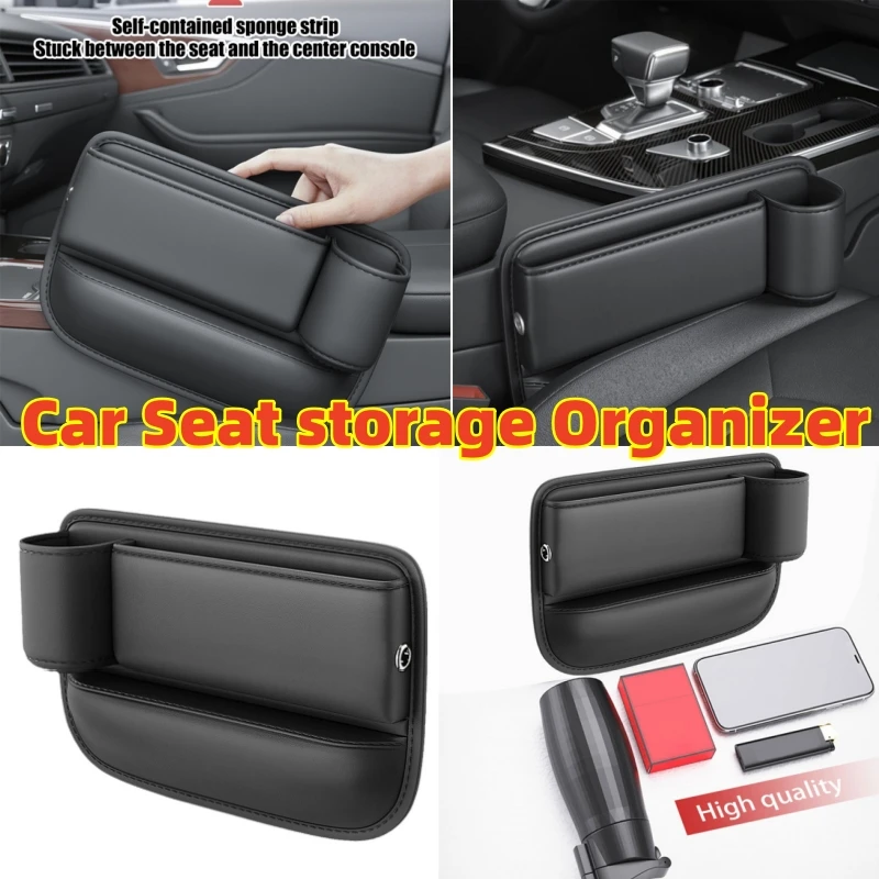 

Multifunction Car Seat Gap Organizer Storage Box Pocket Car Interior Accessories With Phone Cup Holder Wallet Keys Card Organize