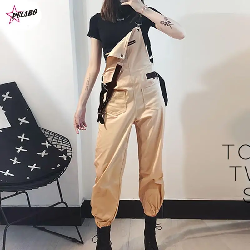 

Off Shoulder Jumpsuit Women Long Jumpsuit PULABO y2k Fashion Spring Autumn Rompers Female Strap Jumpsuits Streetwear