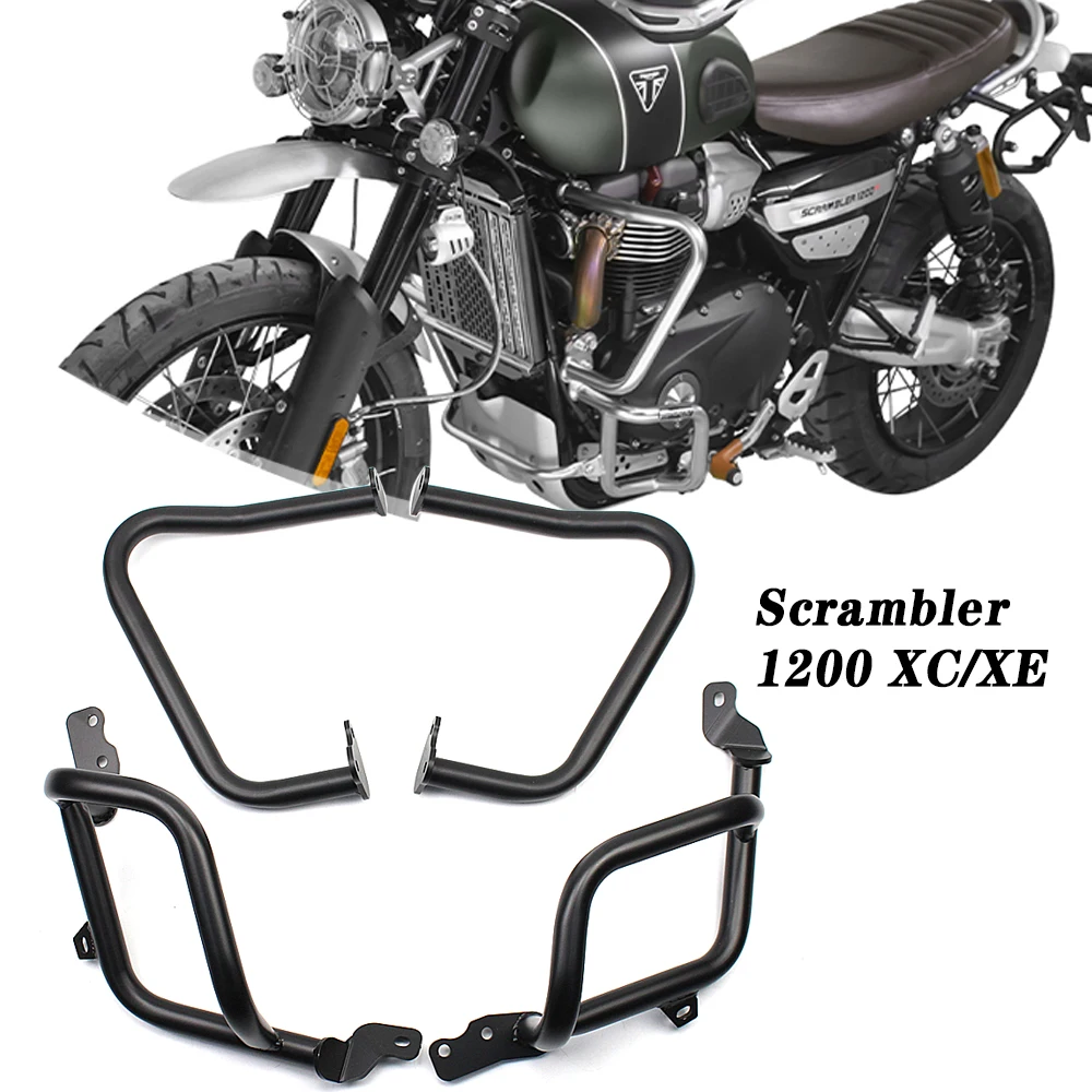 highway-crash-bar-safety-protection-lower-bumpers-motorcycle-engine