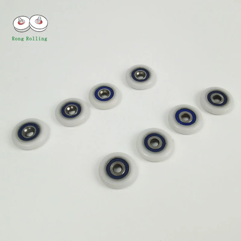 Shower Door Rollers Bathroom door runner sliding shower door roller/wheels/runner outside diameter 19mm/20mm/22mm/23mm/25mm/27mm bearing bore 5mm.
