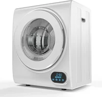 Portable Clothes Dryer, 110V 850W High End Front Load Laundry Tumble Dryer, 1.5 cu.ft Electric Dryer with Stainless Steel Tub & 1