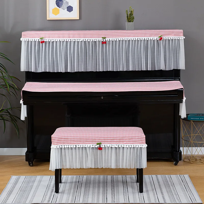 Dust-proof Matching Cover Towel Piano Piano Top Cover Piano Key Towel Stool Cover Purchased Separately