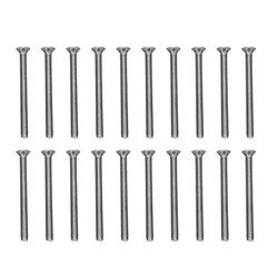 DIN7991 M3x35mm 316 Stainless Steel Flat Head Hex Socket Cap Screw Bolt 20Pcs