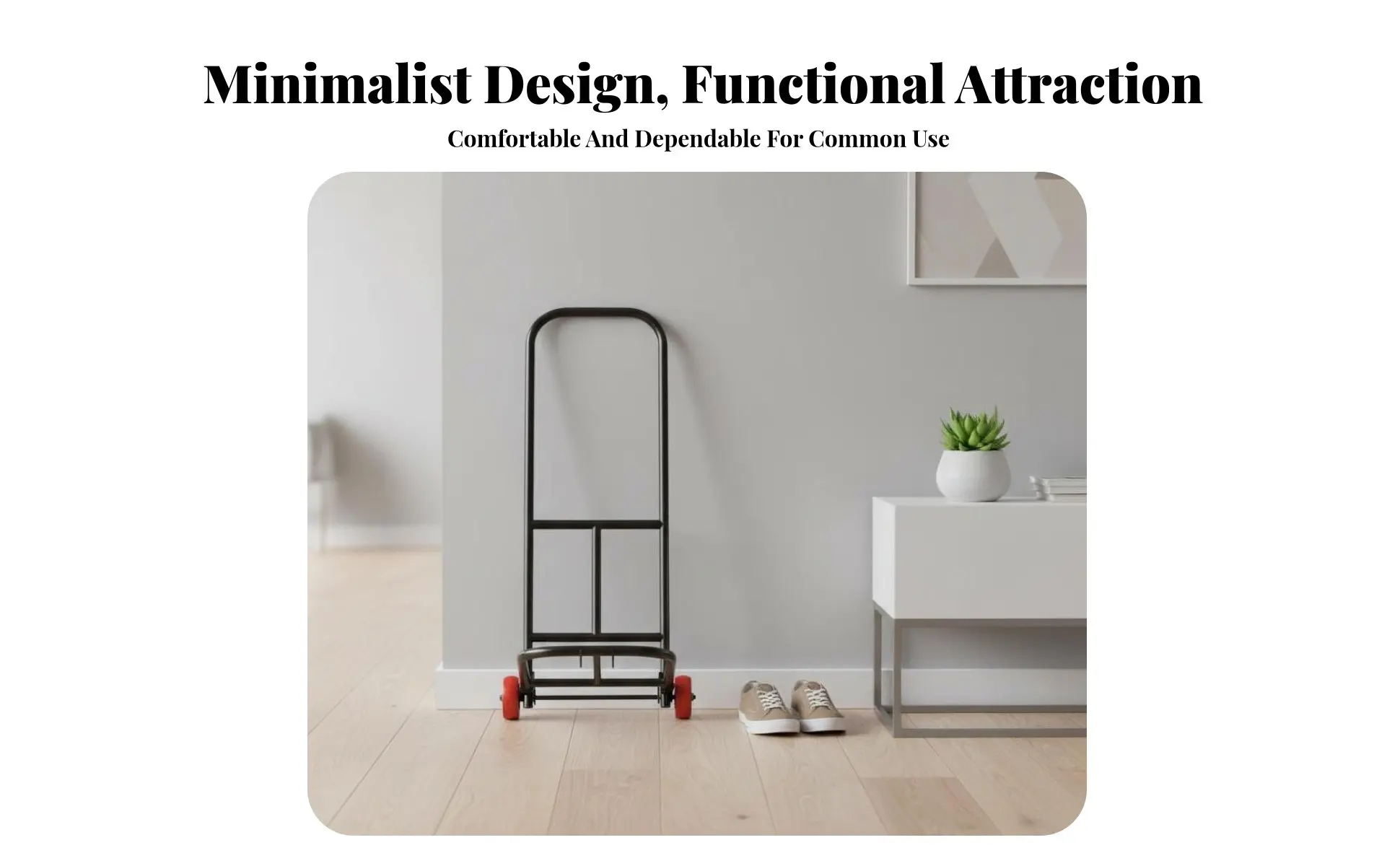 foldable Hand Trolley Foldable Design foldable 2-Wheel Trolley Lightweight long-lasting casters for homeowners, Package Delivery