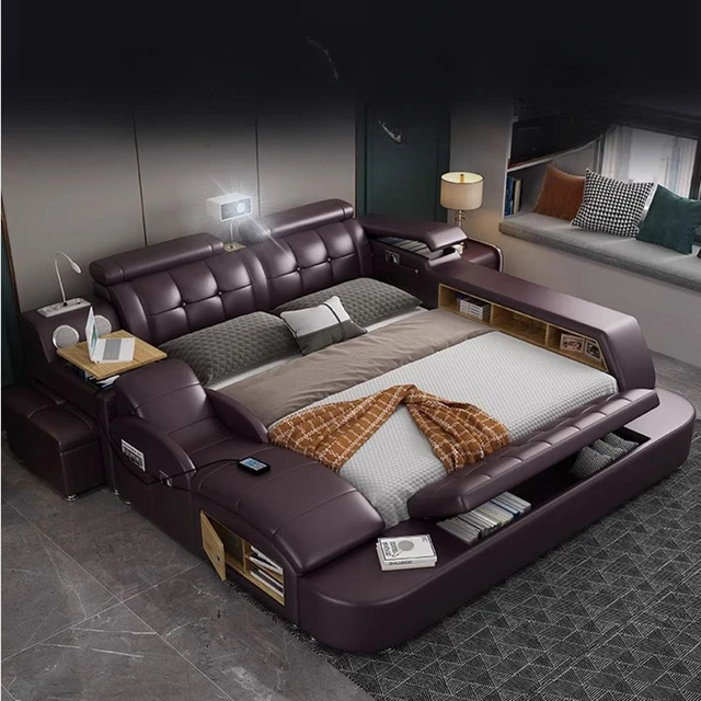 현대적 우아함과 실용성이 조화된 킹 하이엔드 더블 침대