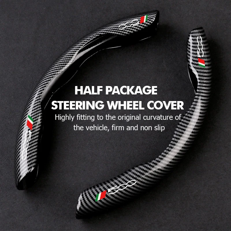 Enhanced Carbon Fiber Non-Slip Steering Wheel Cover Protector Case