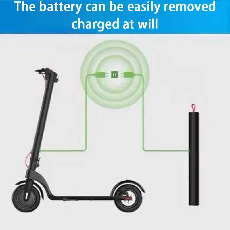Original pedal scooter 6.4 AH 5.2AH battery detachable 8.5-inch 10 inch 700W motor 45KM range HX X7 X8 foldable electric scooter 2