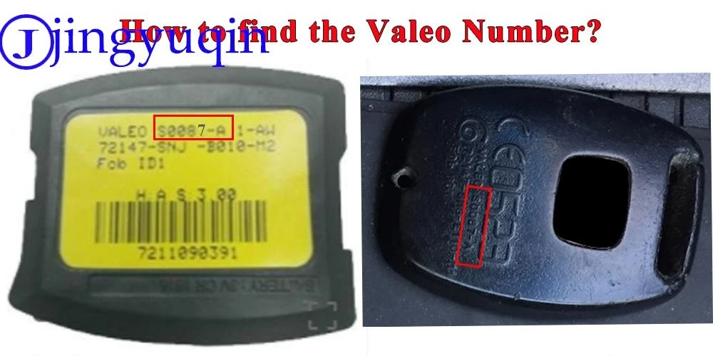 Jingyuqin 2/3/4BTN 원격 자동차 키 N5F-S0087-A Honda Civic 용 433MHz ID46 칩 2006 2007 + 자동 키 Fob 제어 72147-SNB-T010-M2