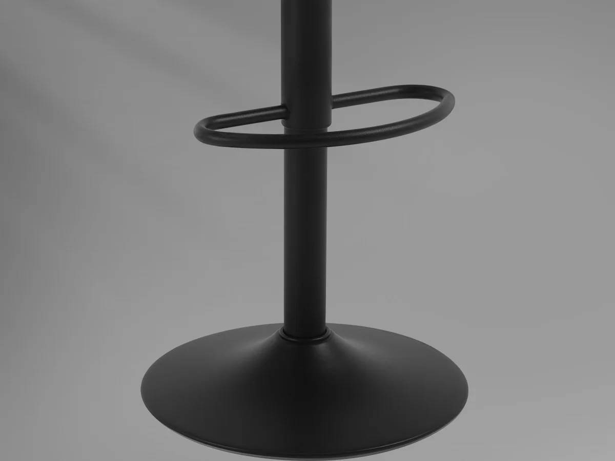 WOLTU 1 Stück Barhocker höhenverstellbar 360° ° Drehbarer Barstuhl mit Rückenlehne, Thekenhocker, Bistrikhocker für Küche, Kneipe – Detail 8