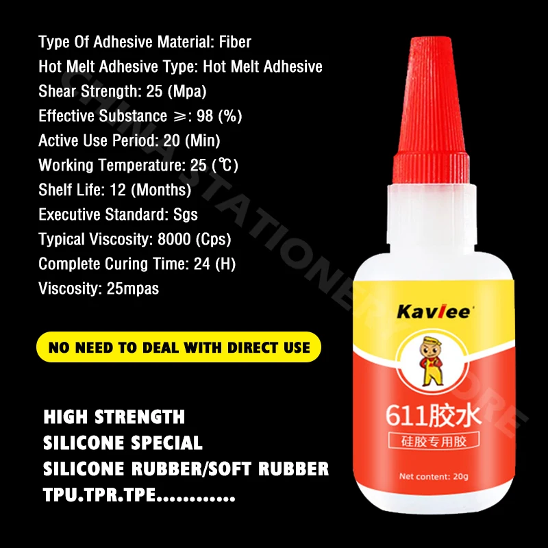 Silicone Special 661 Glue Bonding Diy Repair Tpu Tpr Tpe Pvc Rubber Low