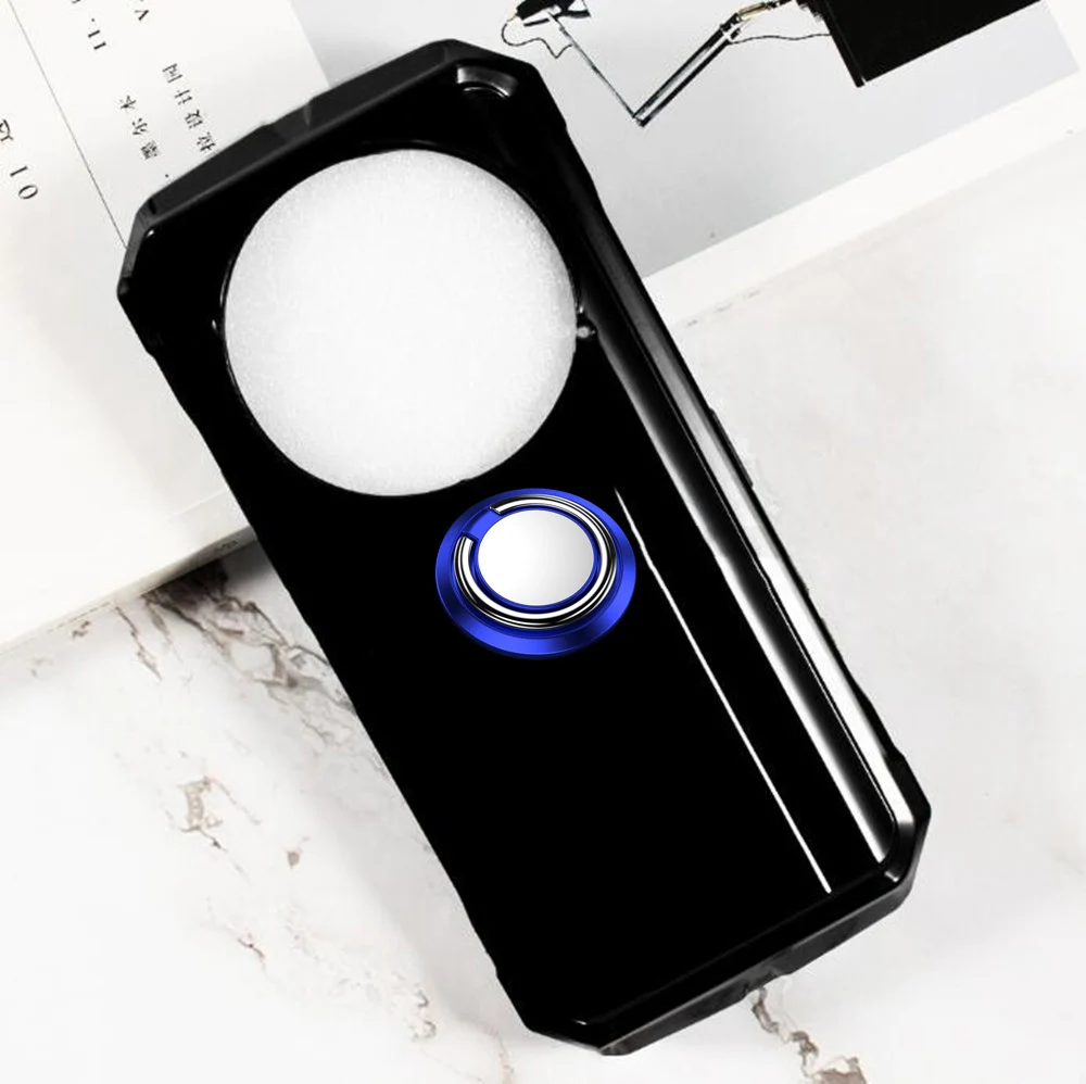 Enhanced Back Ring Holder Phone Cover - TPU Soft Silicone Case for 6.58 Devices (2023 Edition)