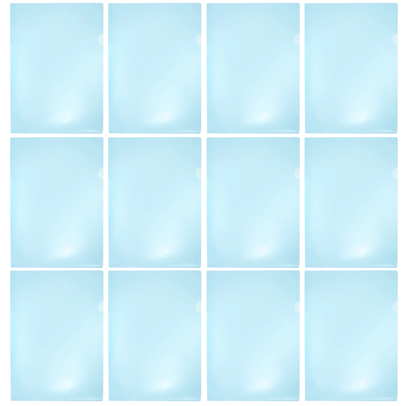 

12 Pcs Folder School Supplys File Protection Cover Folders Plastic Clear Document Protectors Schools Supplies