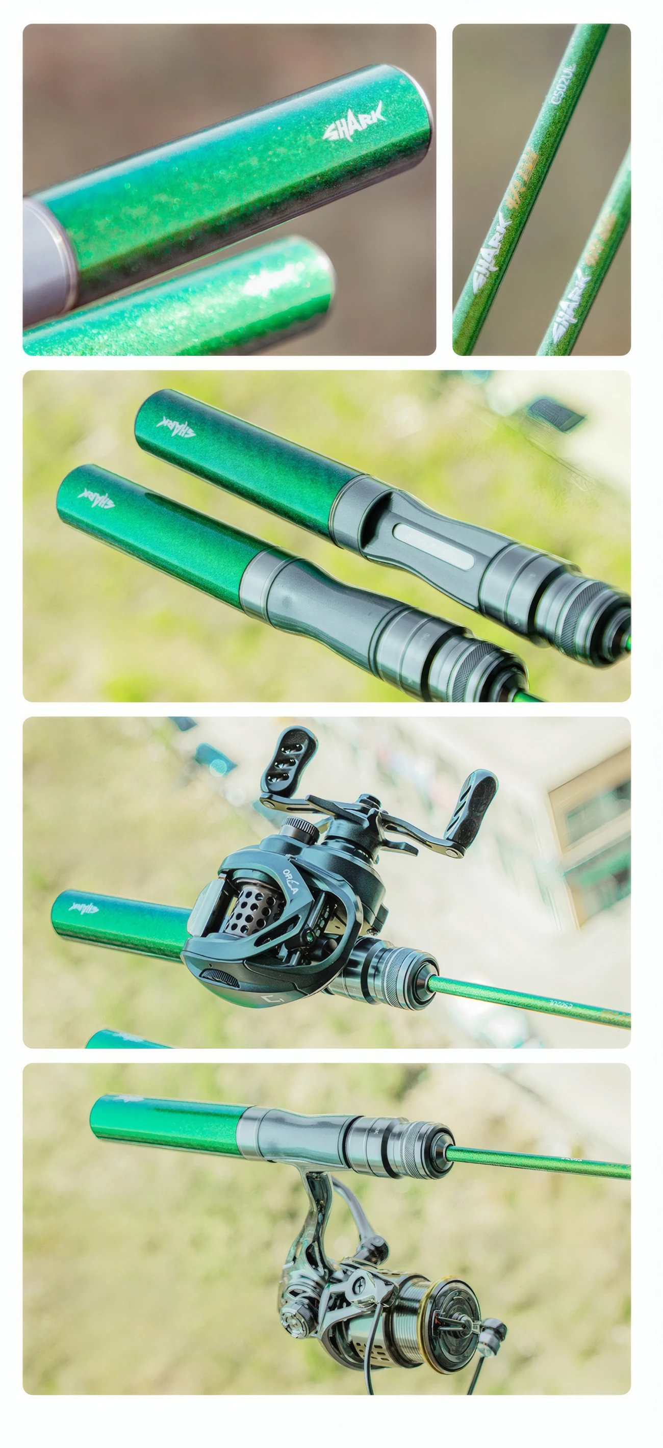 Description Picture 5 of itemUL Lure Fishing Rod Accessories,Ultralight Carbon Fiber Spinning Casting Bait Rod,Carp Trout Bass Fishing Pole Tool,Solid Tip