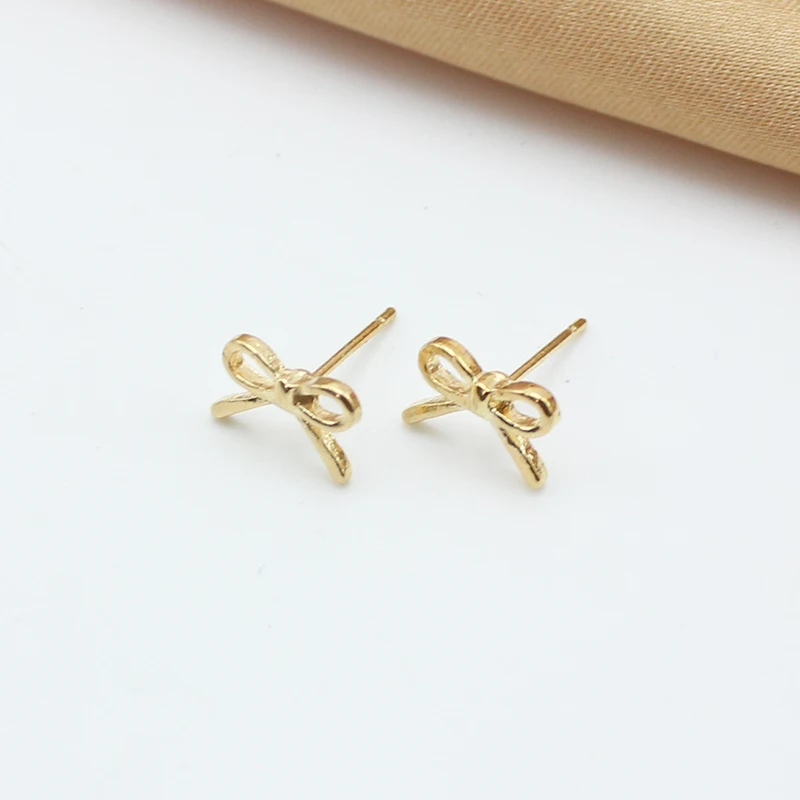 Bow Earrings For Women Trendy Stuff Dainty Gold Bow...