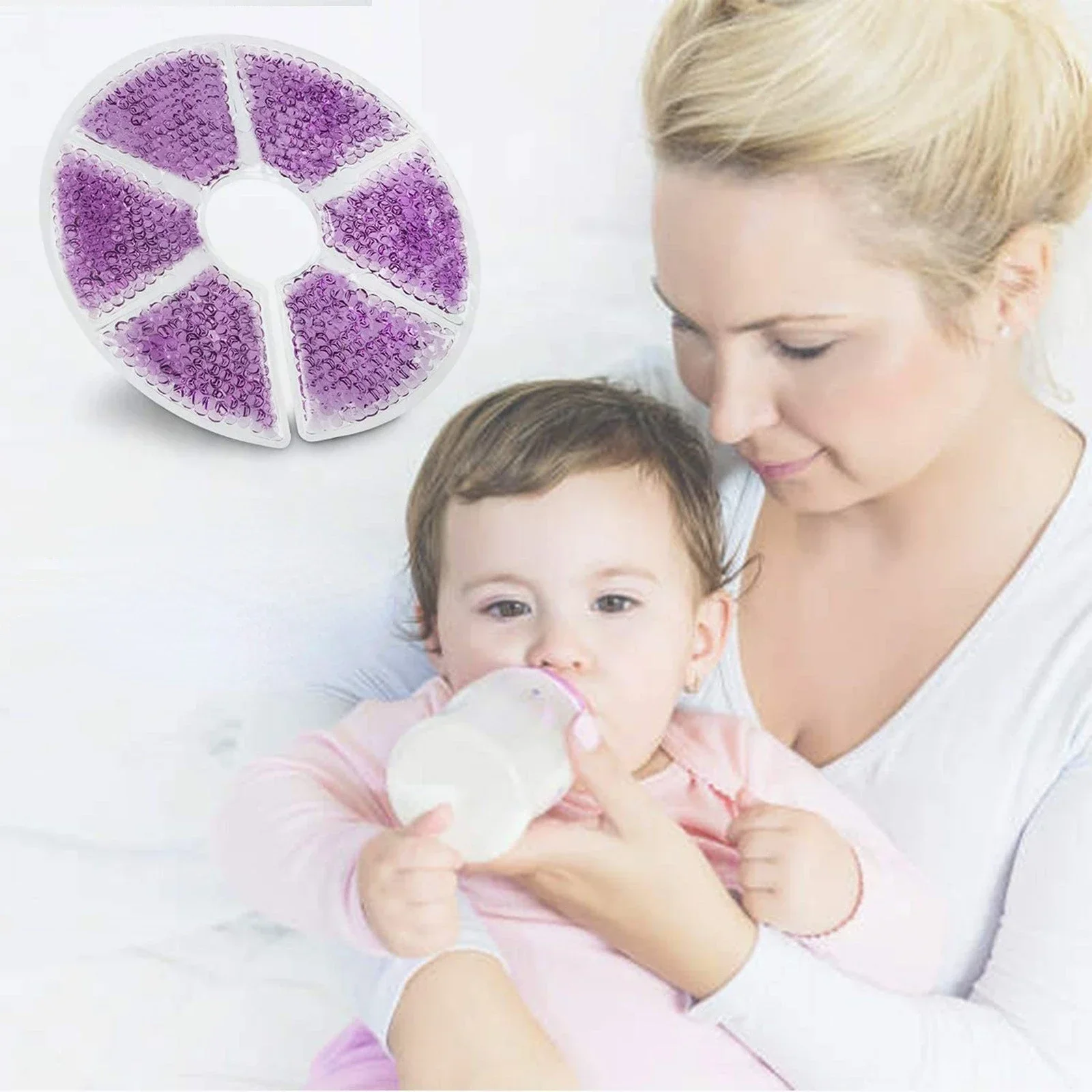 1PC Breast Therapy Pad Bead Ice Gel Pack Hot Cold Compress for Nursing Mother Breast Problem Dredge During Lactation breast pads milk pads