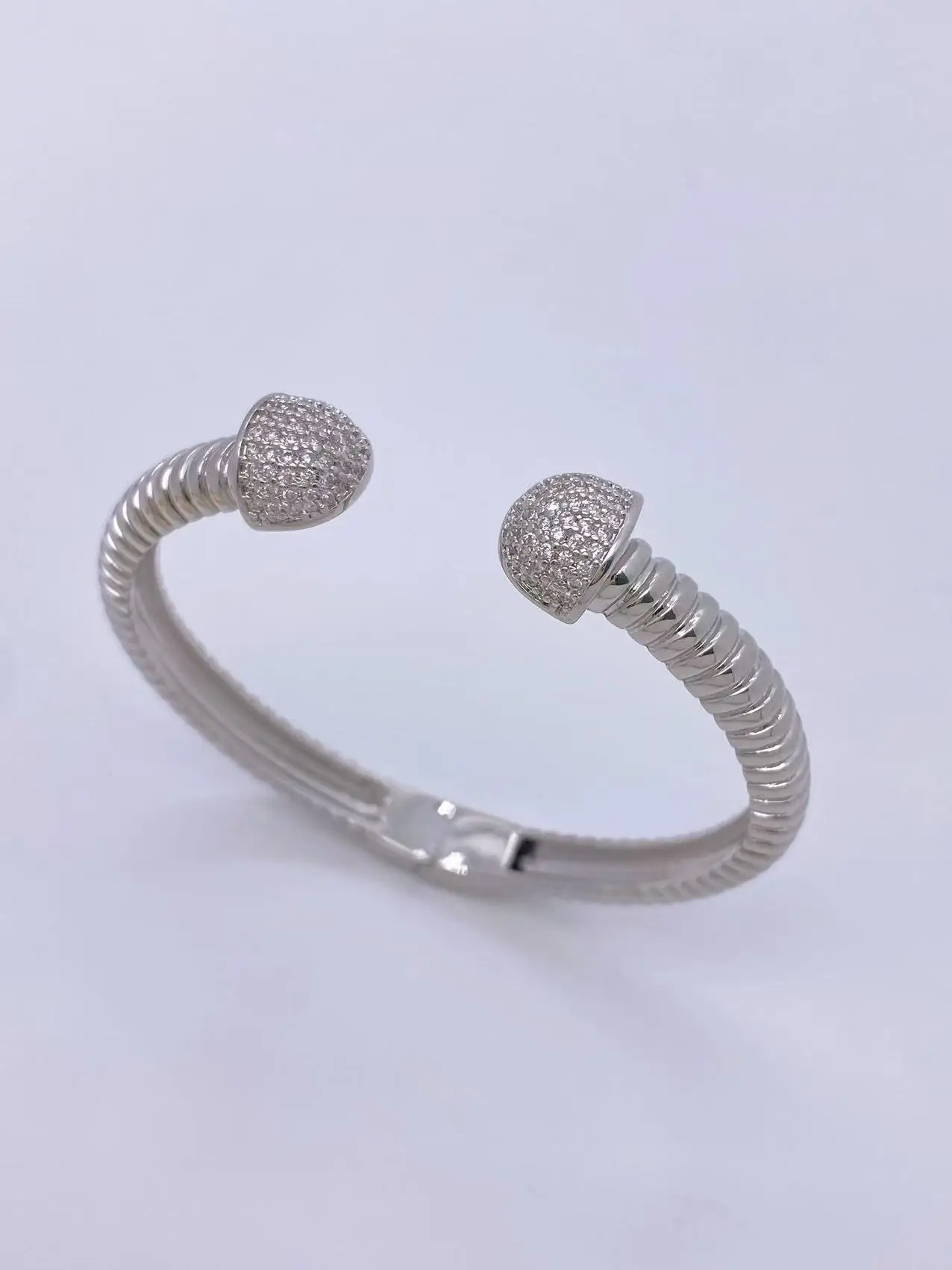 5PCS, Fashion Geometric Bracelet Bangles & Rings Open Design 18k Gold Plated Jewelry Gift For Girls