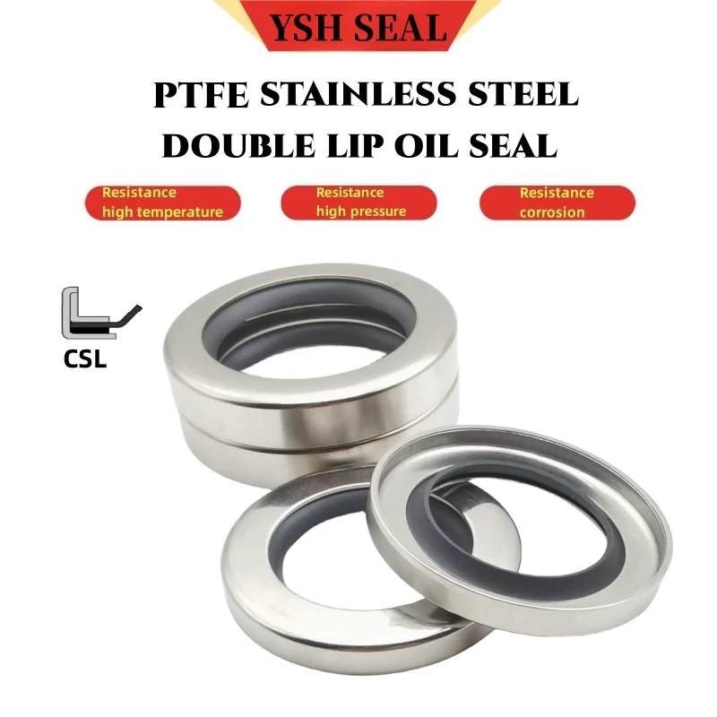 

Stainless steel high-speed oil seal PTFE 120/125/130/135/140/145*140/150/155/160/165/170/175/180*10/12/15mmB2PT air compress