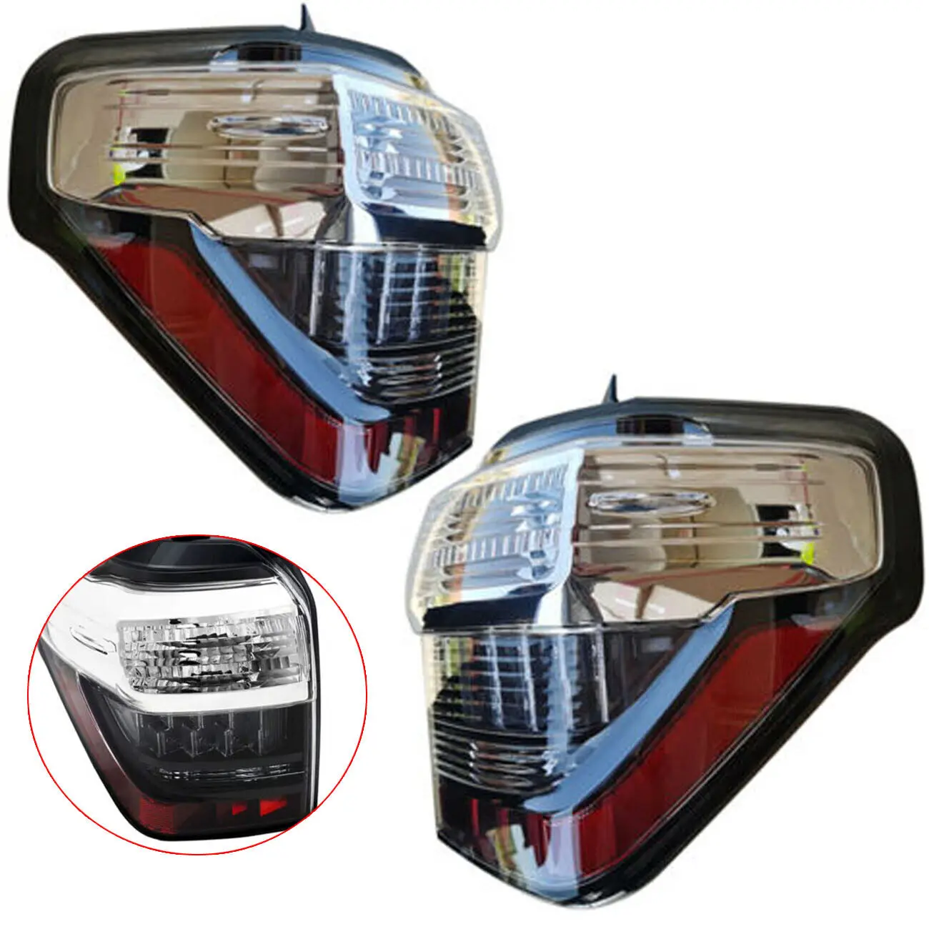 

LED Tail Lights Rear Brake Left&Right Side Lamps For Toyota 4Runner 2014-2021