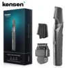 Kensen S6 Electric Body Hair Tirmmer for Men Groomer Clipper IPX5 Waterproof Groin Pubic Hair Trimmer with 2 Attachments Barber 1