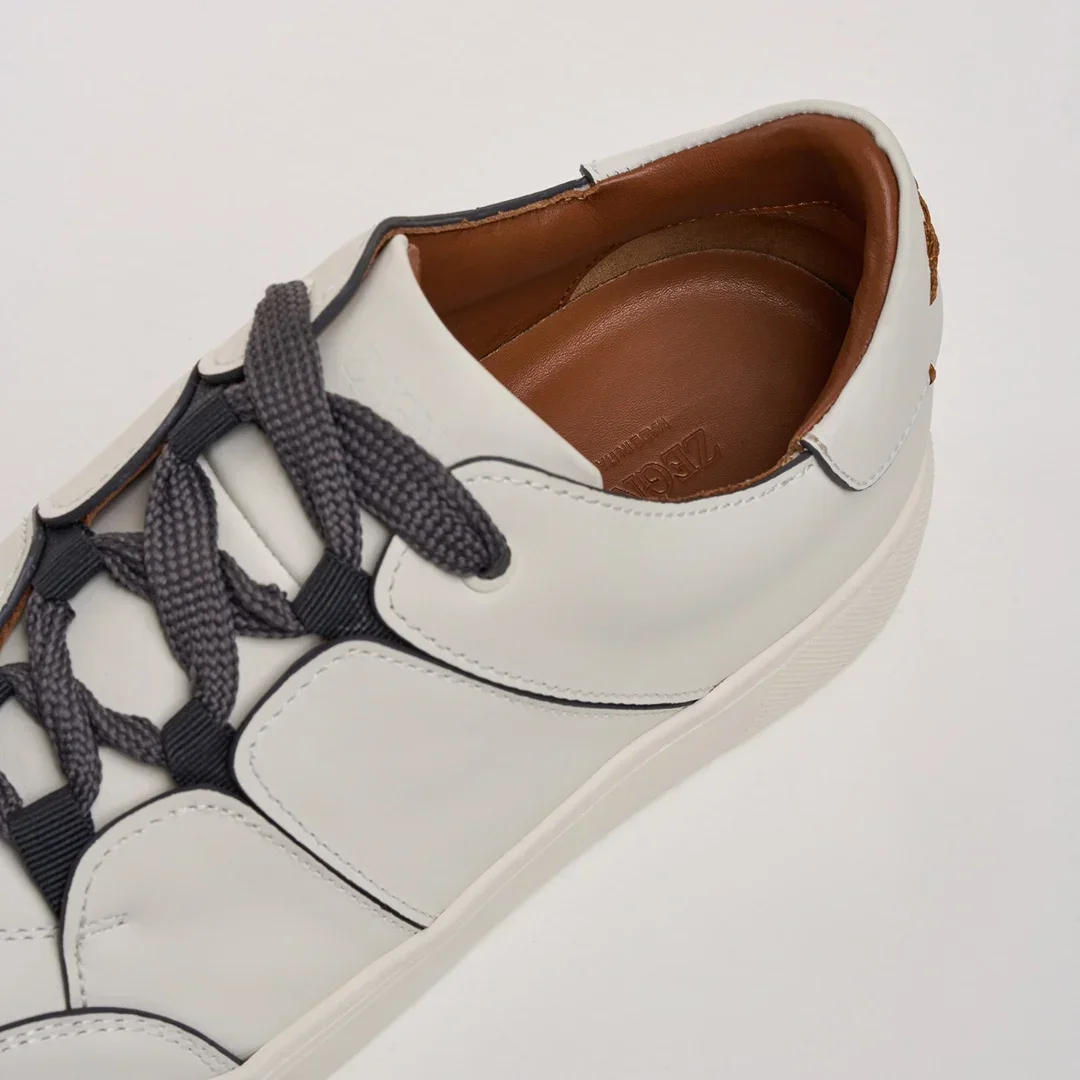 Brand designer smooth leather TIZIANO low-top sports high-quality breathable sports shoes for men designer shoes men