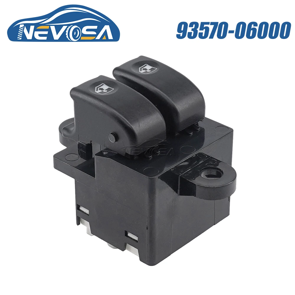 Nevosa 93570-06000 Per Hyundai Atos Prime 1998 99 2002 Hyundai Atos Mpv 2000 2003 Interruttore Principale Alzacristalli Elettrico 6 Pin