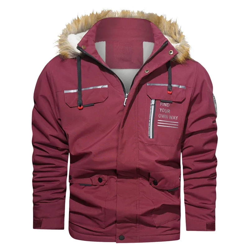 Man Parkas Men's Jackets Clothes Winter Coats Cold Sweaters Coat Down Clothing Hooded Anorak New Thermal About Male Parka Trench
