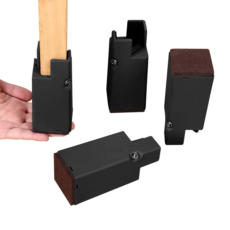 Adjustable Bed Furniture Risers Height Adjustable Table Leg 4pcs