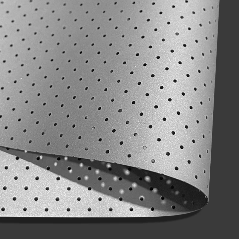 2024 VisualMr Acoustically Transparent Silver Grey Perforated Acoustic ALR Projection Screen Fixed Frame 1CM Ultra Narrow Bezel