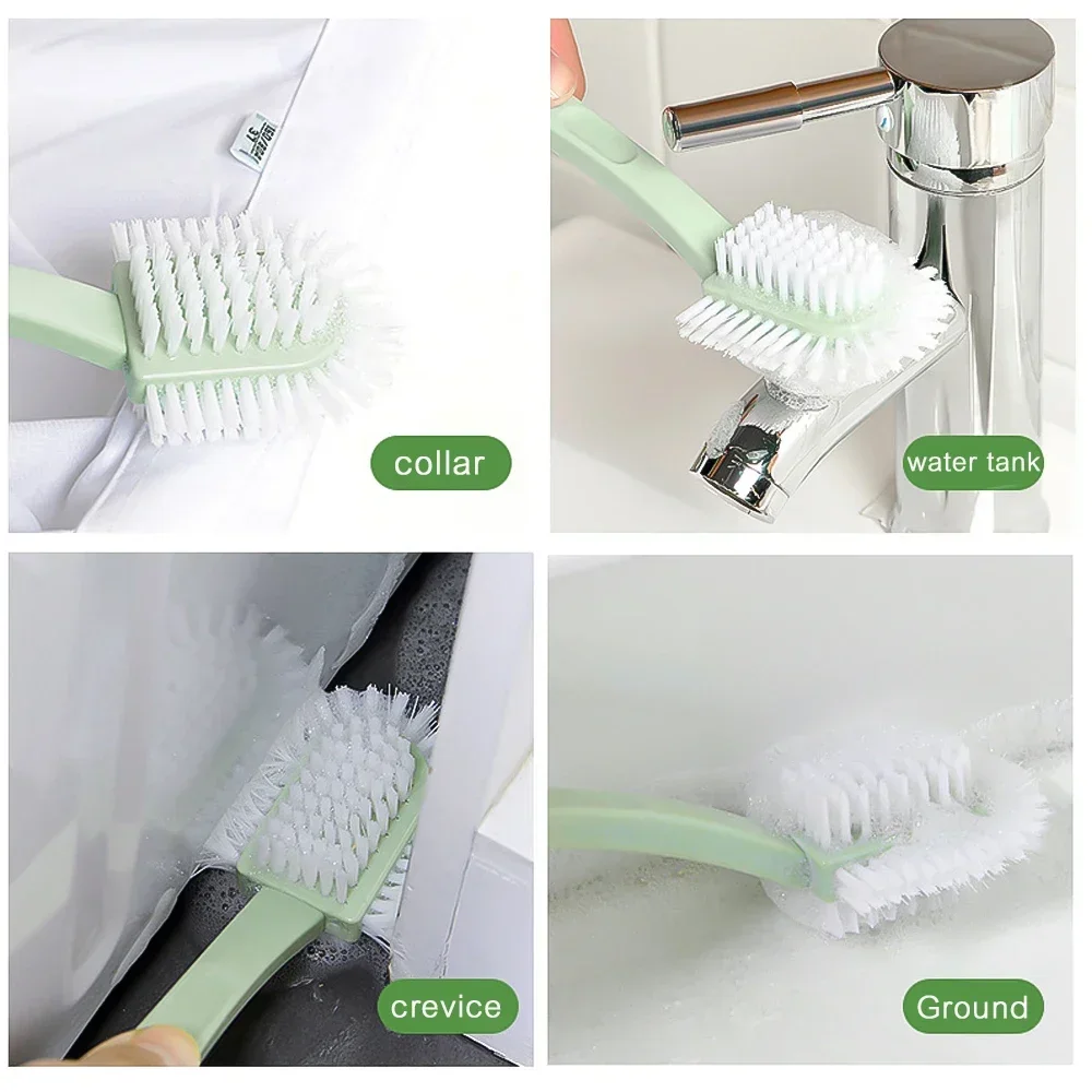 All-round Shoe Washing Brush Household Plastic Long-handled Soft-bristle Shoe Clothing Board Brush Multifunctional Cleaning Tool 6