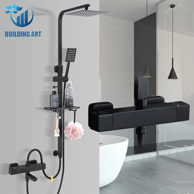 Bathroom Faucet Shower Sets  Shower Faucet Set Thermostatic