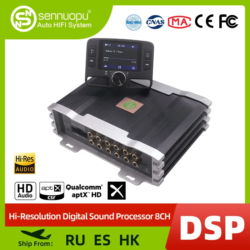 SennuopuX11B12VBluetooth4ChannelDspCarAudioProcessor1000w