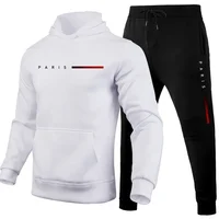 Hot Sale Men's Tracksuit Men Daily Comfortable Single Hooded Sportswear and Sweatpants Man Fashion Sports Suits Jogging Simple - Image 2