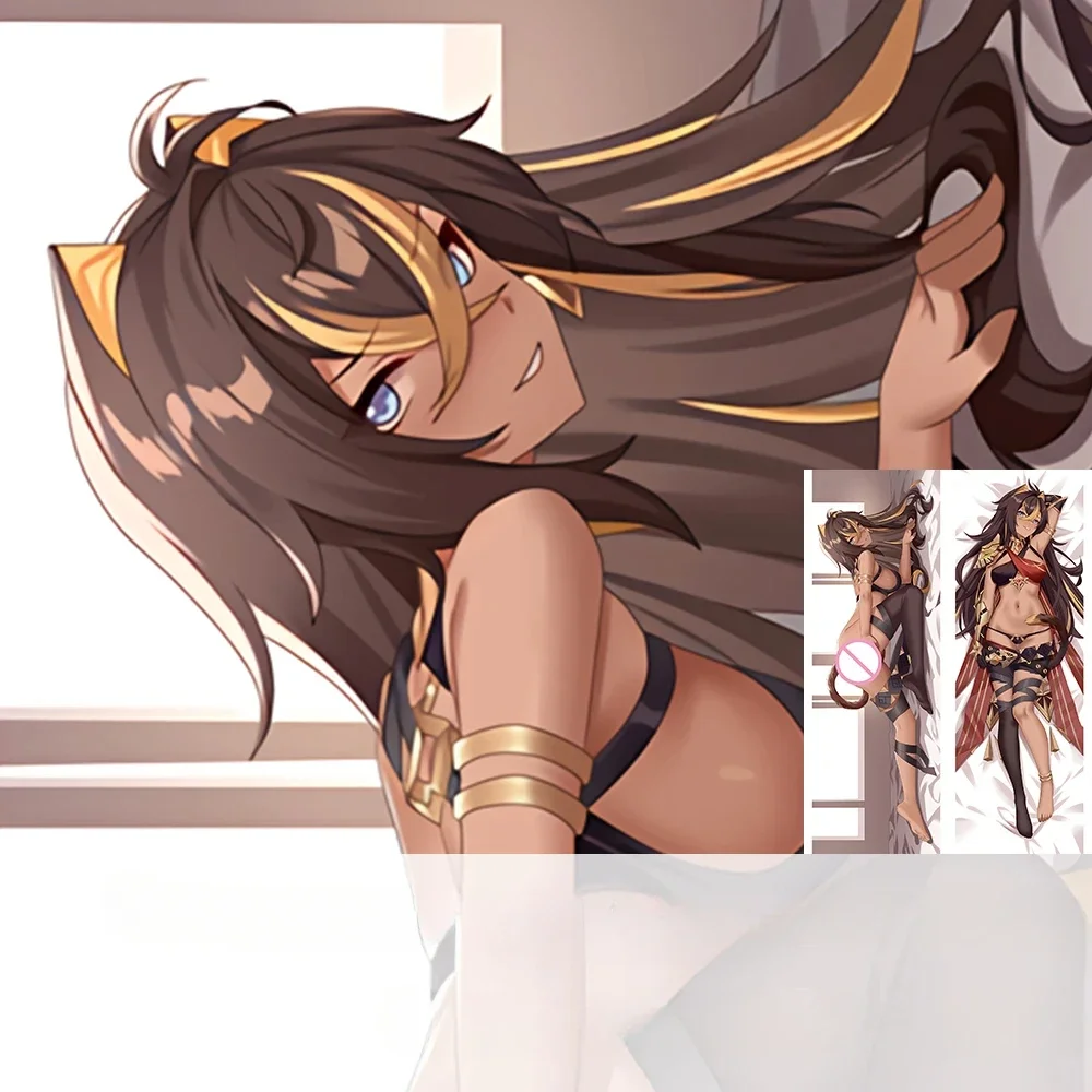 

Dehya Cosplay Pillow Cover Anime Game Genshin Impact Dakimakura Otaku Waifu Body Pillowcase Peachskin 2WAY Home Bed Decoration