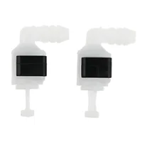2Pcs Car Windshield Washer Nozzle Connector Elbow Clips Head 3B0955665C for A3 A4 A6 A8 Q5 Q7 TT Beetle Golf Jett Passat Octavia 1