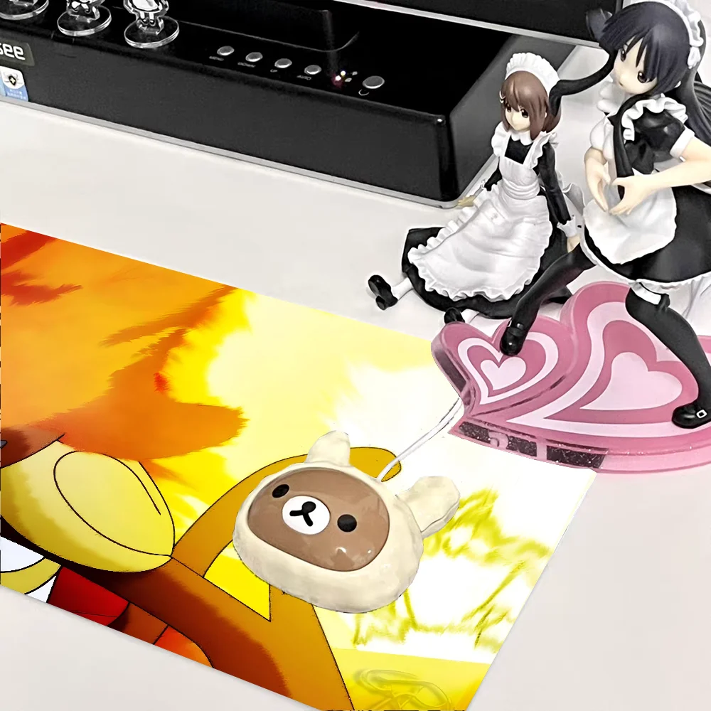 1pc Infernape P-Pokemon-n Anime Mouse Pad Large Mouse Mat Pink Office Desk Mat Laptop Gaming Large Mousepad 6