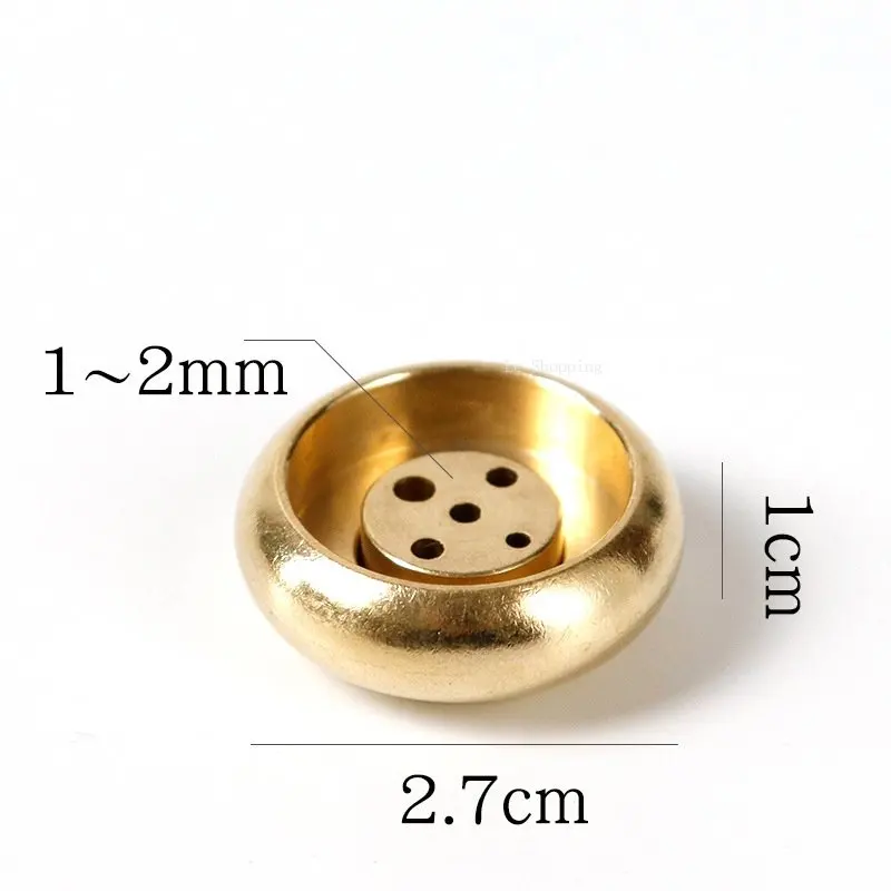 Pure Copper Porous Incense Holder DIY Home Incense Burner Japanese Tray Creative Zen Pure Copper Holder