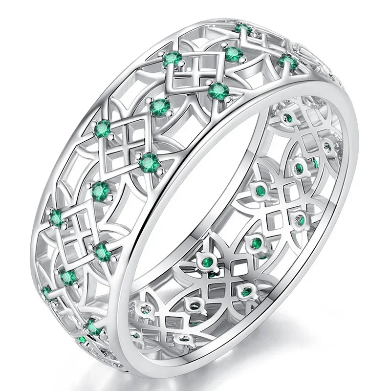 Engagement Rings Wedding Rings Beautiful Hollow Out Design Personalized and Versatile Engagement Wedding Ring Size 6-12