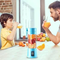 Mini Mélangeur Portable de 380ml, pour la Maison, USB, Rechargeable, Bouteille de dehors pour Shakes, Jus 3