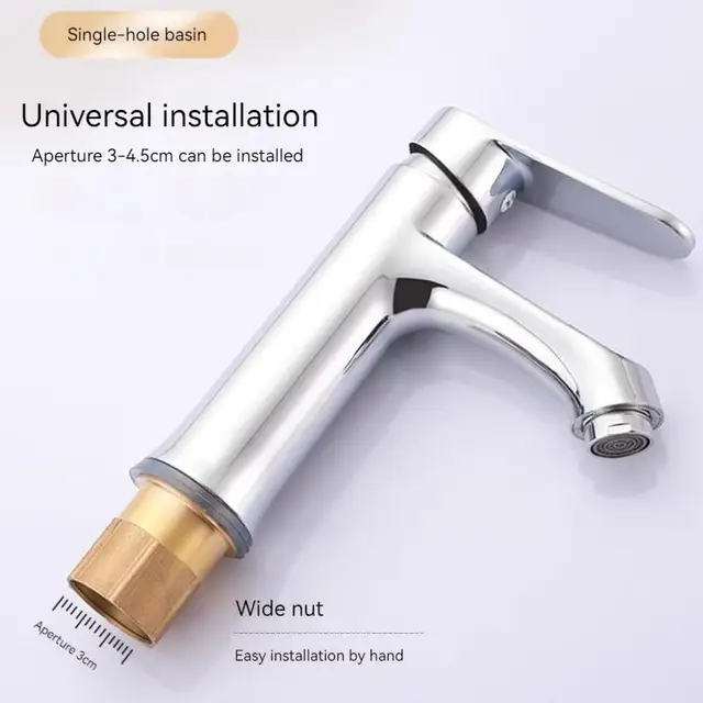 ก๊อกน้ําอ่างล้างหน้า, ร้อนและเย็นหลุมเดียว, ก๊อกน้ําอ่างล้างจานในห้องน้ํา, ก๊อกน้ําอ่างล้างหน้า, ก๊อกน้ําห้องน้ําในบ้าน 4